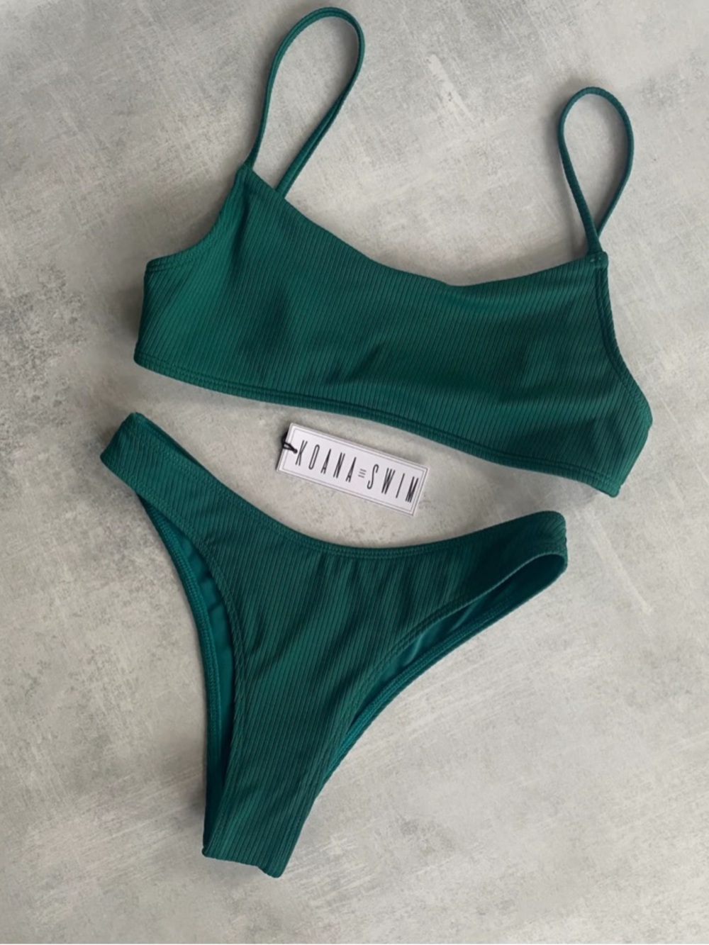 Koana Ribbed Red Bikini - Picture 5 of 5